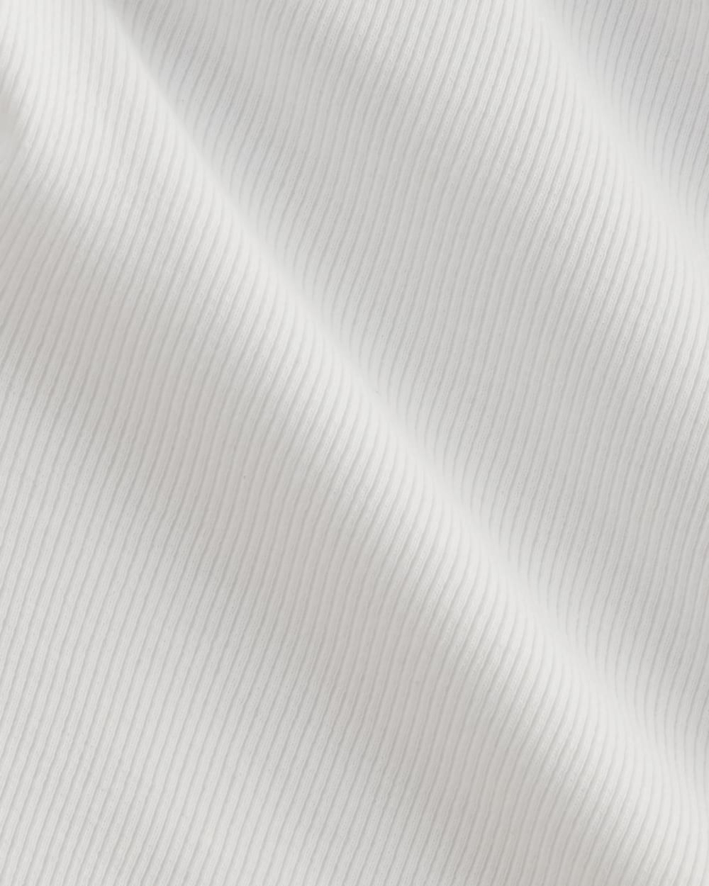 The Luxe Rib Crew | White