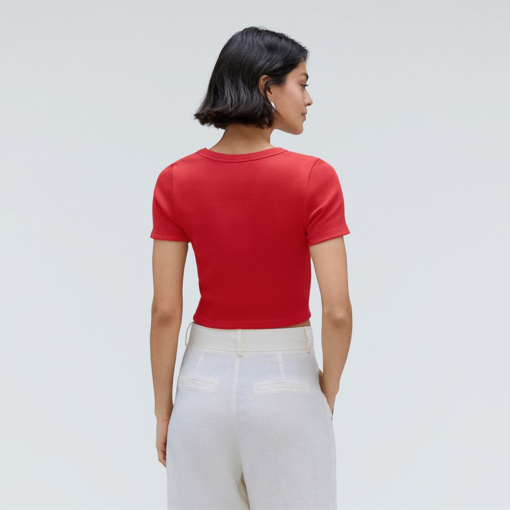 The '90s Rib Tee | Ruby