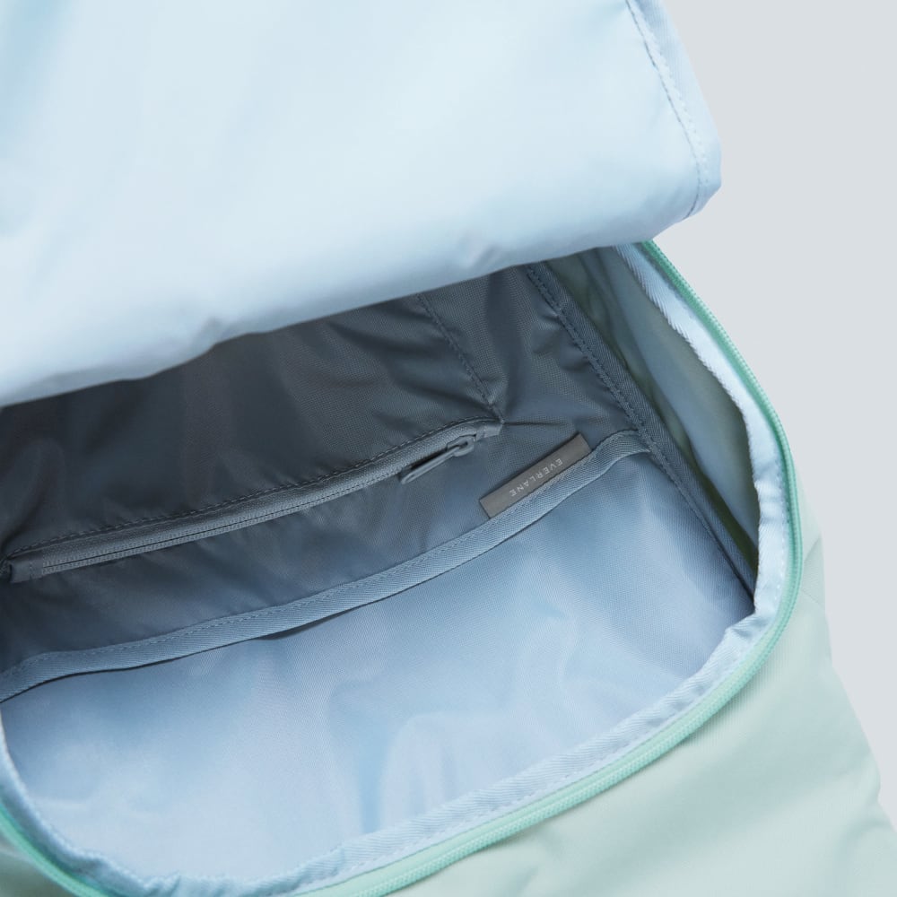 The ReNew Transit Backpack | White Sage / Green Millieu