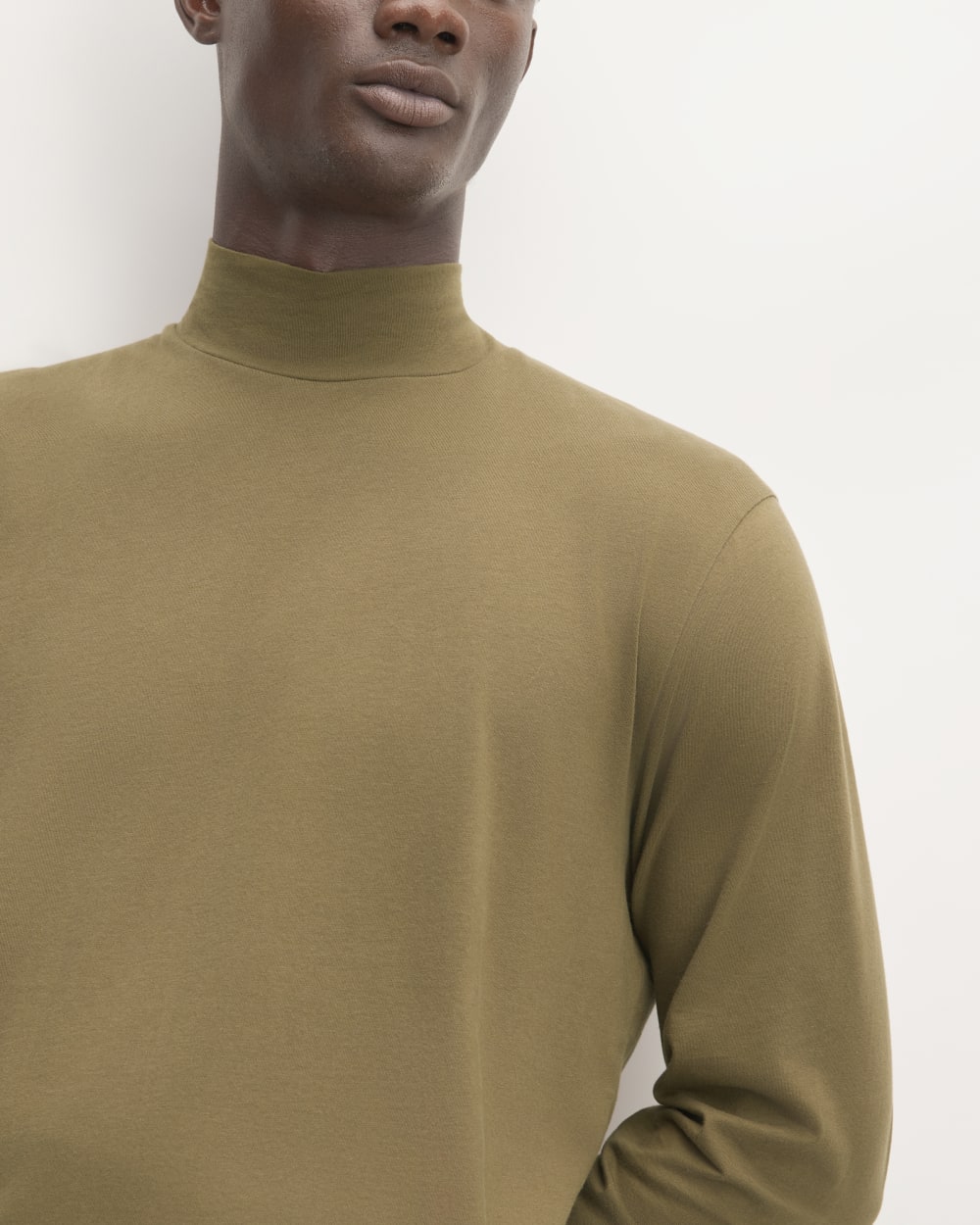 The Organic Cotton Long-Sleeve Turtleneck | Beech