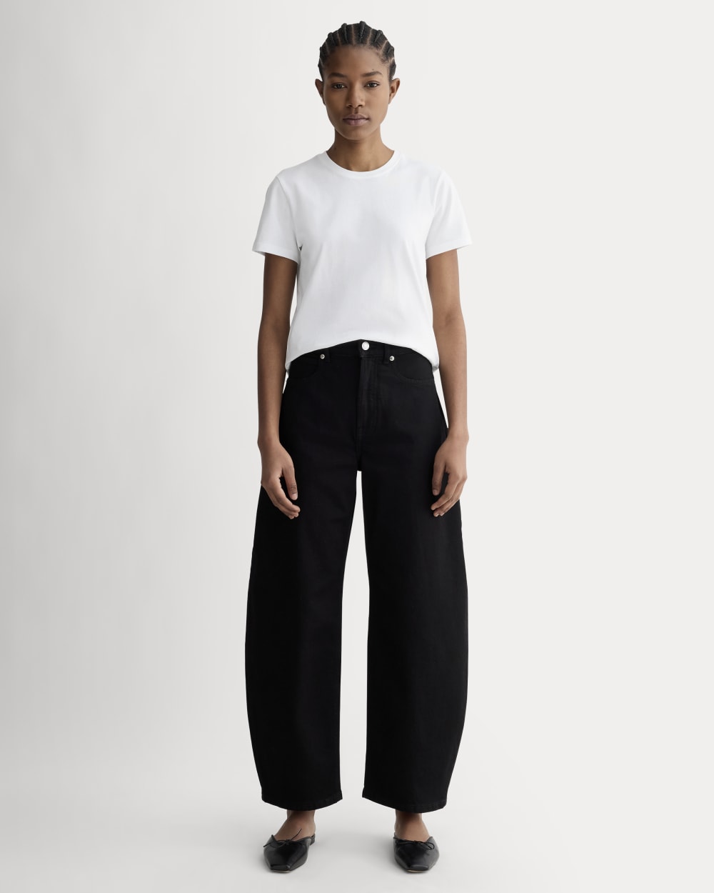 The Slim Crew in Essential Cotton | White