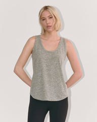 The Perform Tank | Heathered Grey / Olive