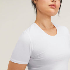 The Supima® Form Crew Neck Tee | White