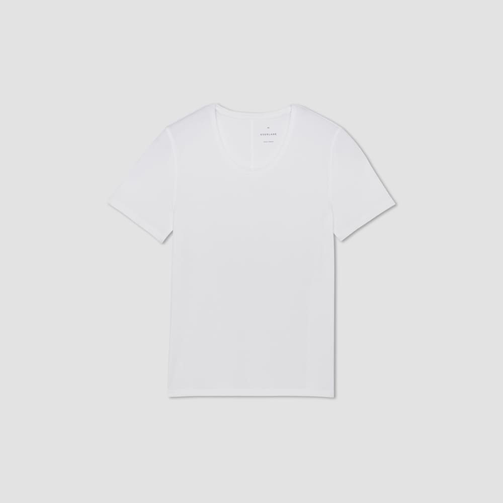 The Supima® Form Crew Neck Tee | White