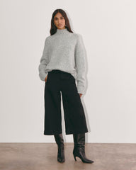 The Cloud Oversized Turtleneck | Heather Grey