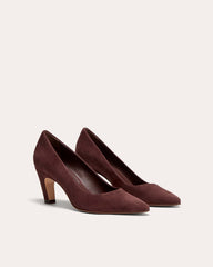 The Banana Pump | Dark Mahogany Suede