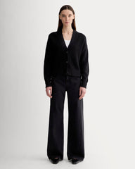 The Boxy Cardigan in Everyday Cotton | Black