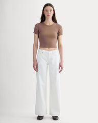 The '90s Rib Tee | Mocha