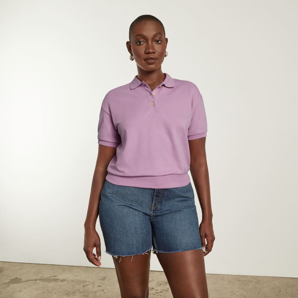 The Oversized Polo | Lilac
