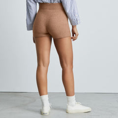 The Cozy-Stretch Short | Camel