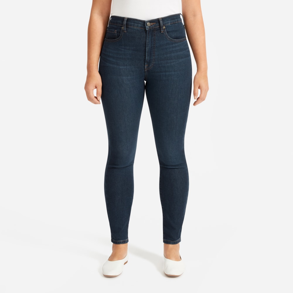 The Authentic Stretch High-Rise Skinny | Deep Indigo | 30.5" Inseam