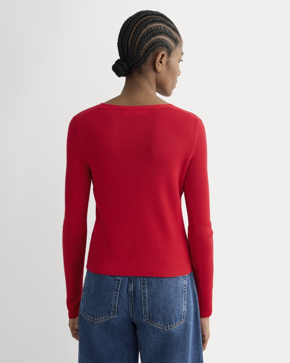 The Cardigan in Ultrasoft Merino | Classic Red