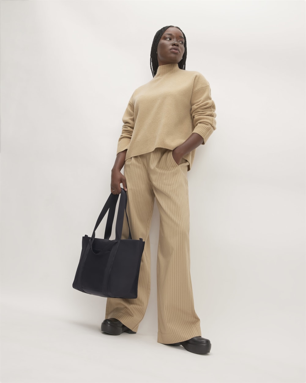 The Recycled Nylon Tote | Black