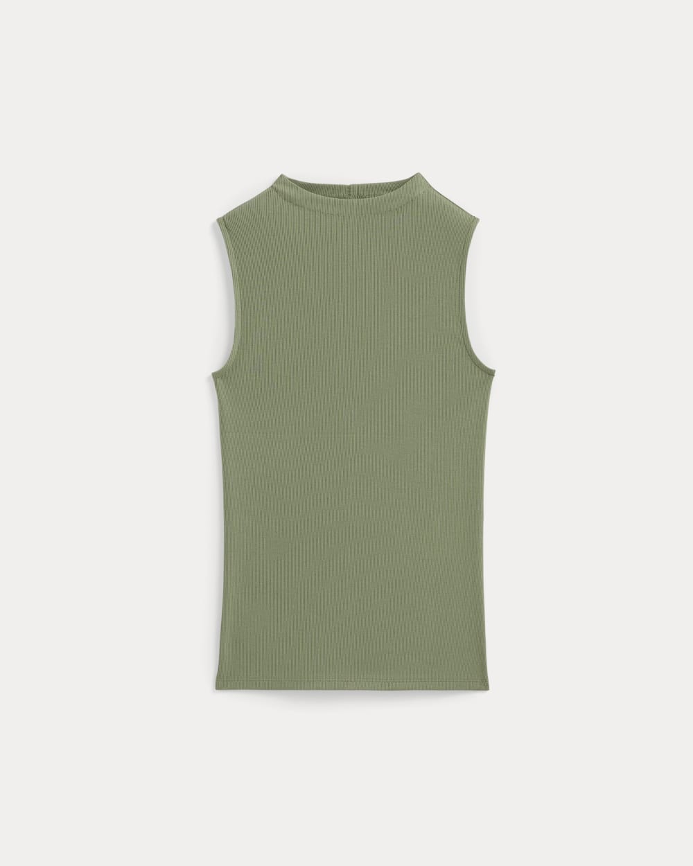 The Luxe Rib Funnel-Neck Tank | Sagebrush