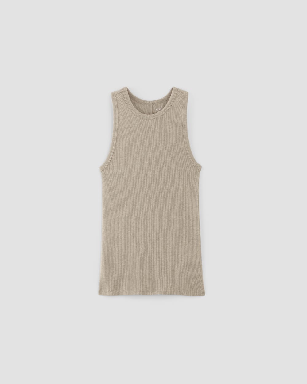 The Luxe Rib Racerback Tank | Heathered Tan