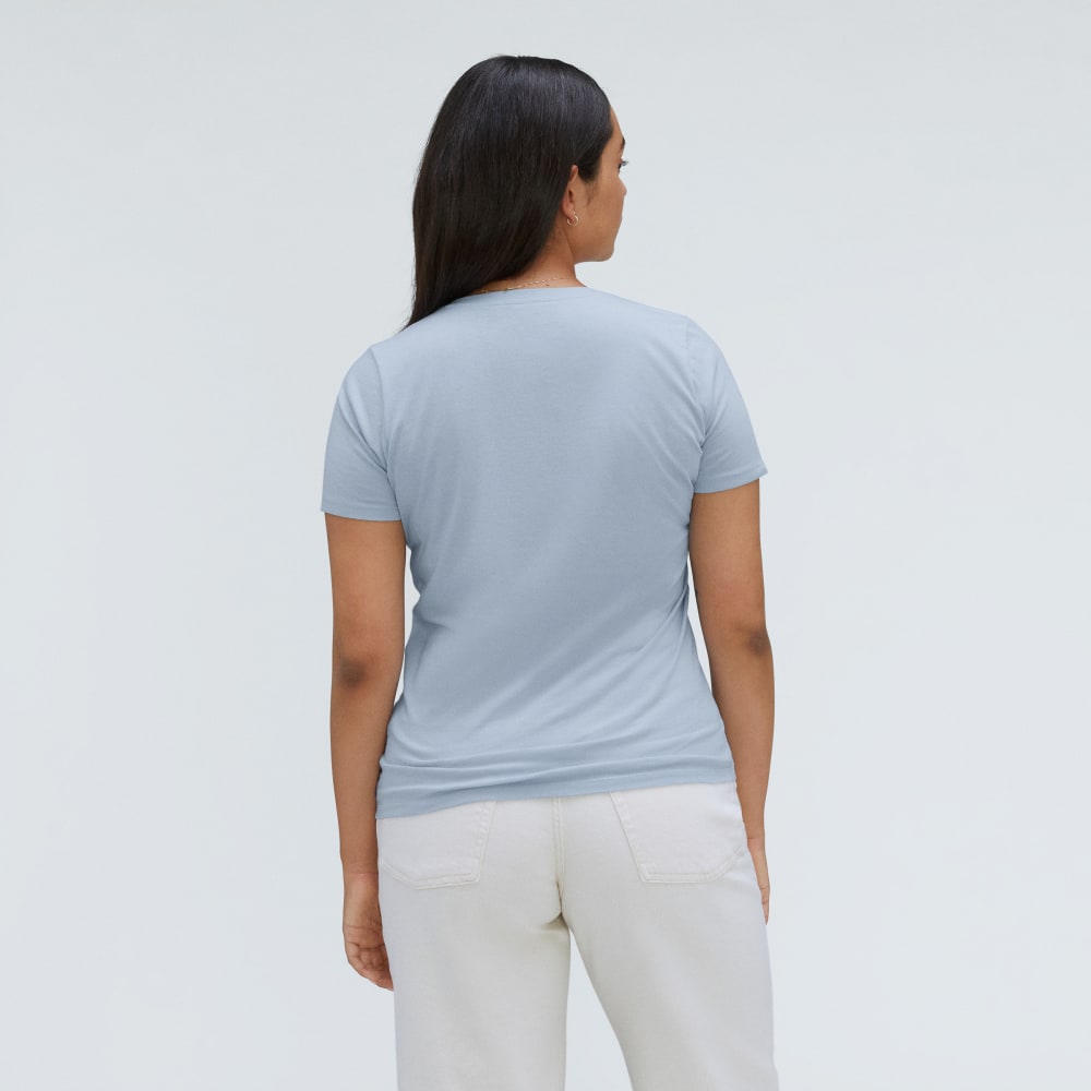The Organic Cotton V-Neck | Mist