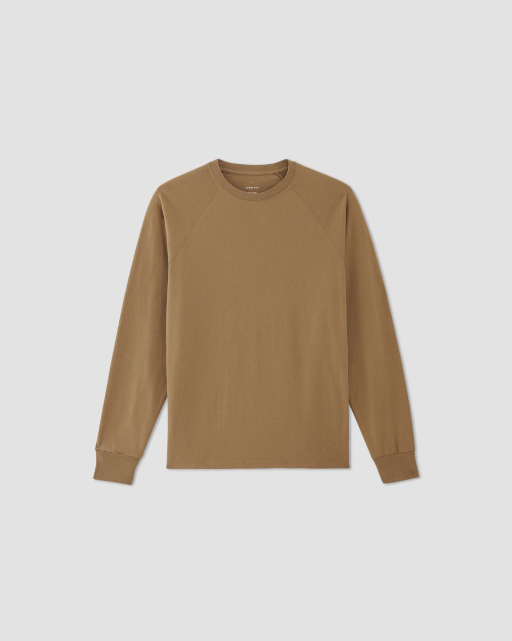 The Premium-Weight Long-Sleeve Crew | Uniform | Toasted Coconut