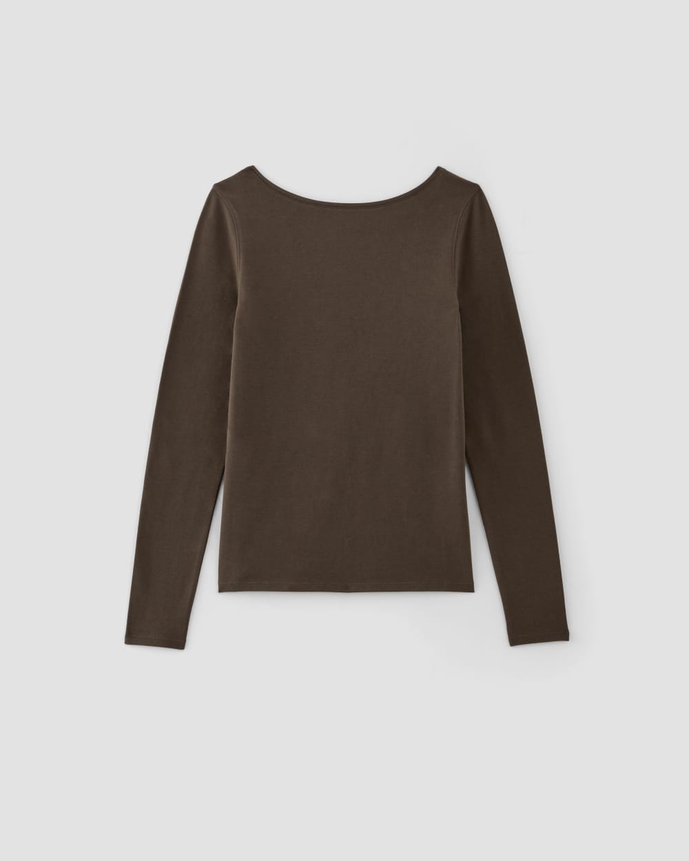 The Supima® Form Scoop-Back Tee | Cocoa