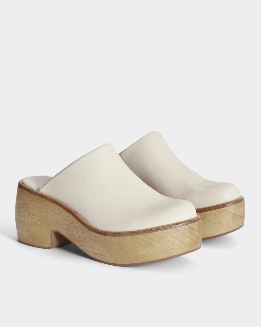 The Wooden Puffa Clog | Canvas