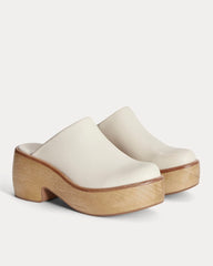 The Wooden Puffa Clog | Canvas