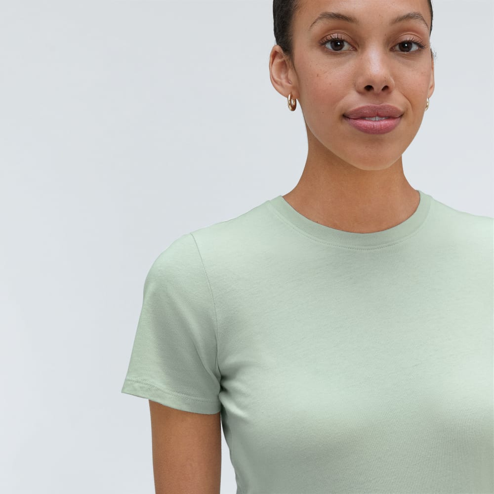 The Organic Cotton Crew Tee | Lily Green