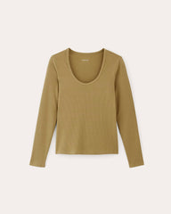 The Shimmy Long-Sleeve Tee | Fennel Seed