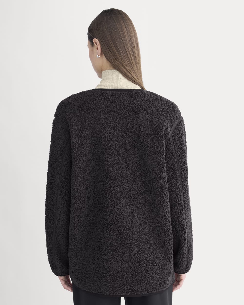 Reversible Teddy Jacket | Black