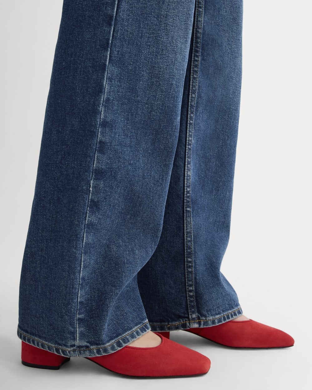 The Ballet Pump | Classic Red Suede