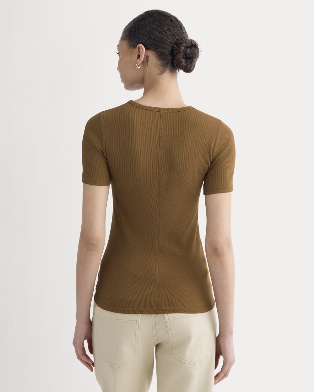 The Luxe Rib Crew | Toffee