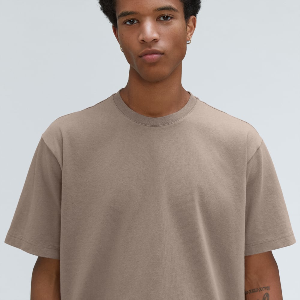 The Premium-Weight Relaxed Crew | Uniform | Taupe Grey