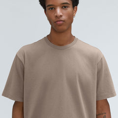 The Premium-Weight Relaxed Crew | Uniform | Taupe Grey