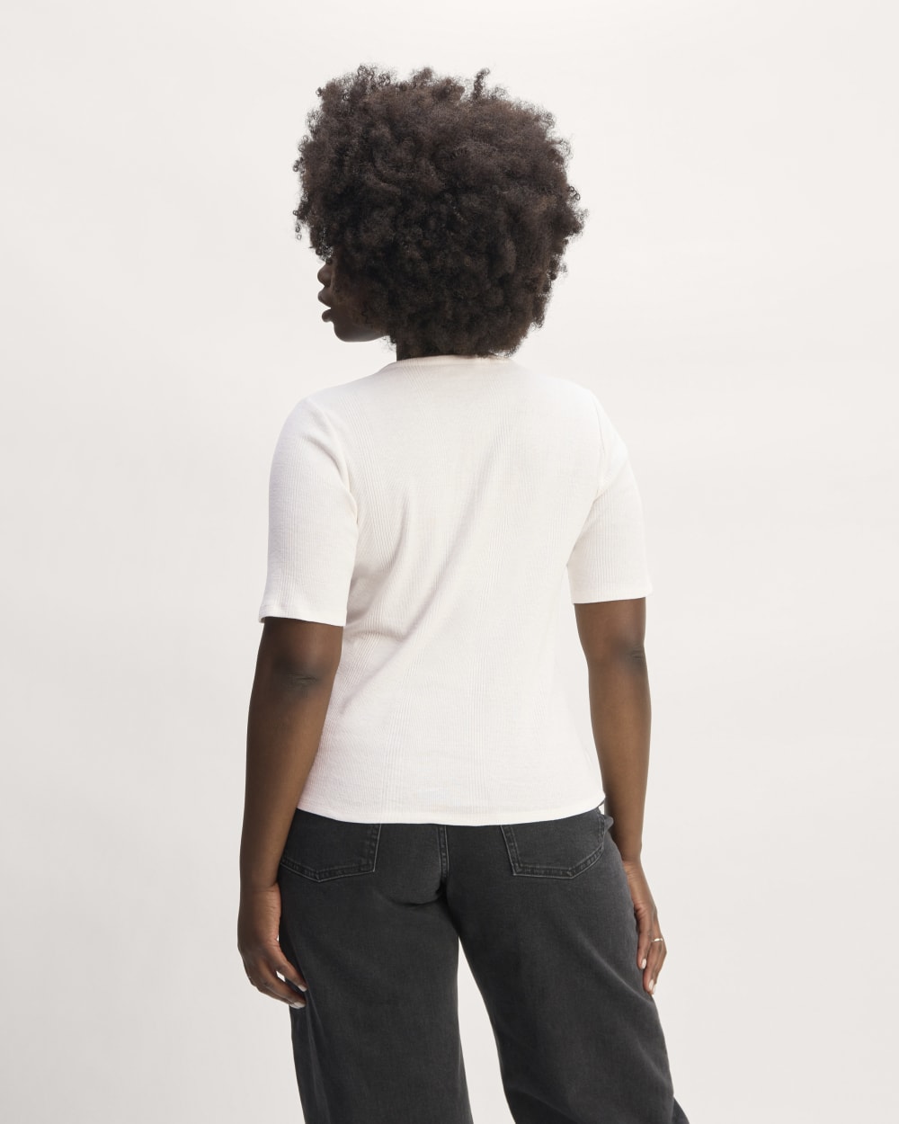 The Vintage Rib Henley | Bone