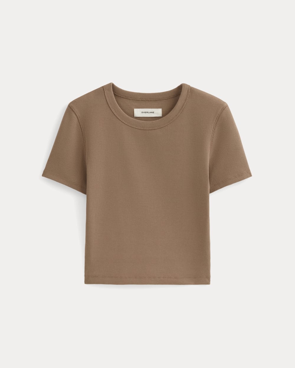 The '90s Rib Tee | Mocha