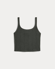 Lounge Rib Tank | Heathered Soot