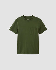 The Premium-Weight Pocket Tee | Uniform | Deep Moss Green