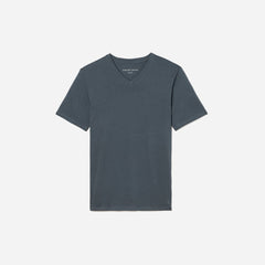 The Organic Cotton V-Neck Tee | Dark Slate