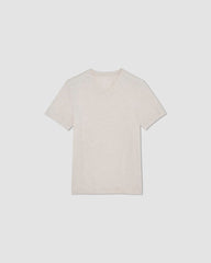The Essential Organic V-Neck Tee | Heathered Oat