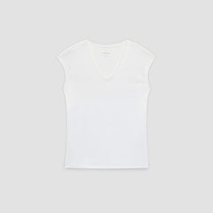 The Hemp Scoop-Neck Muscle Tee | White