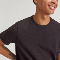 The Cotton Slub Crew  | Black