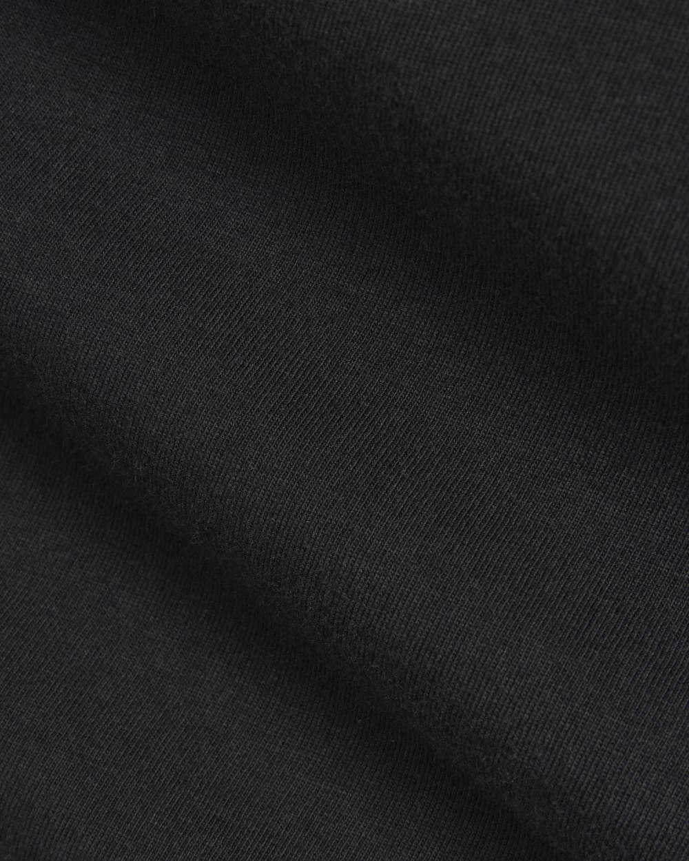 The Slim Long-Sleeve Crew in Essential Cotton | Black