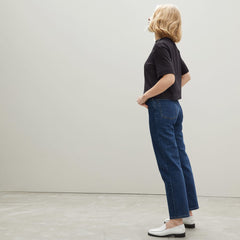 The Organic Cotton Cropped Tee | Black