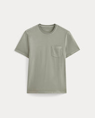 The Essential Organic Garment-Dyed Crew | Seagrass