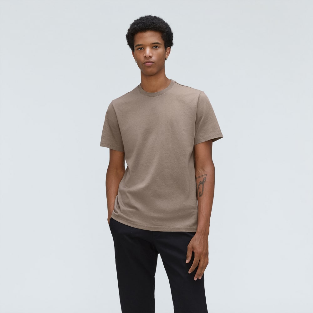 The Premium-Weight Crew | Uniform | Taupe Grey