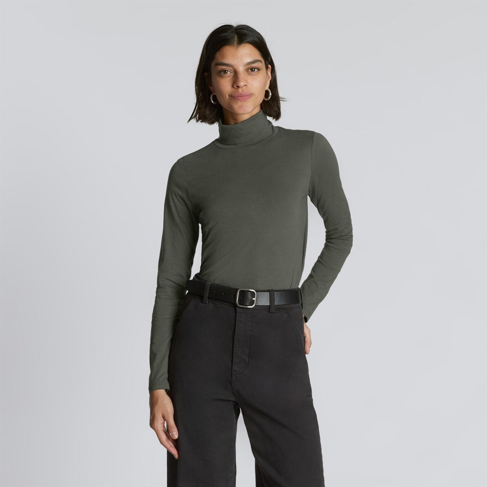 The Organic Cotton Turtleneck | Kambaba