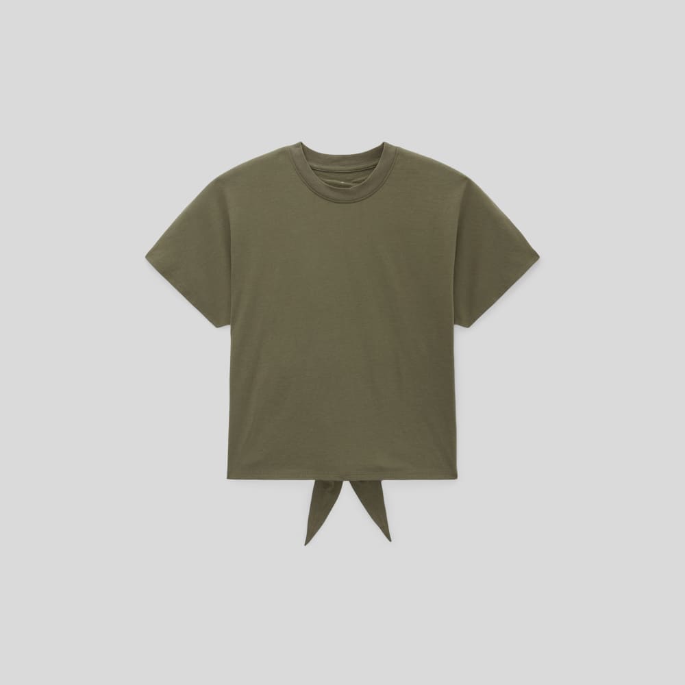 The Organic Cotton Tie Back Tee | Kalamata