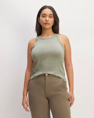 The Tank in Essential Cotton | Sage Green