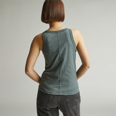 The Tank in Essential Cotton | Green Balsam