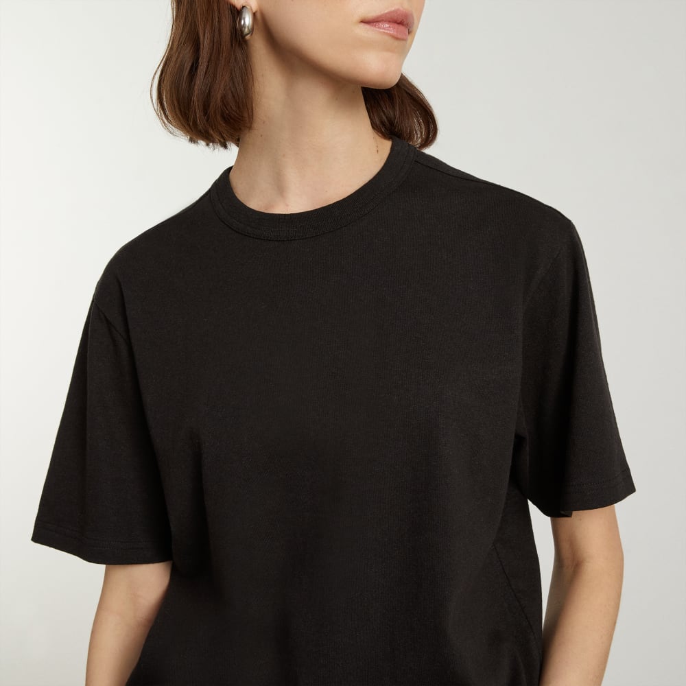 The Everyone Relaxed Hemp Tee | Black