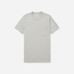 The Organic Cotton Pocket Tee |  Heathered Grey