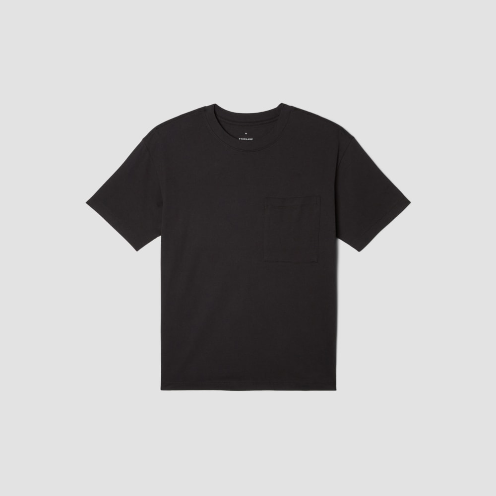 The Organic Cotton Relaxed Pocket Tee | Black